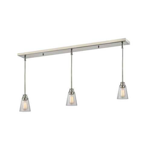 Z-Lite Annora Brushed Nickel Multi-Light Pendant by Z-Lite 428MP-3BN