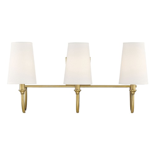 Cameron24-Inch Warm Brass Bathroom Light by Savoy House