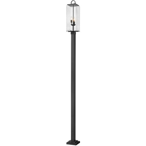 Z-Lite Sana Black Post Light by Z-Lite 592PHBS-536P-BK