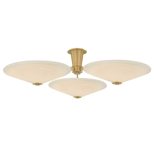 Corbett Lighting Corbett Lighting Cologne Vintage Brass LED Semi-Flushmount Light 521-45-VB