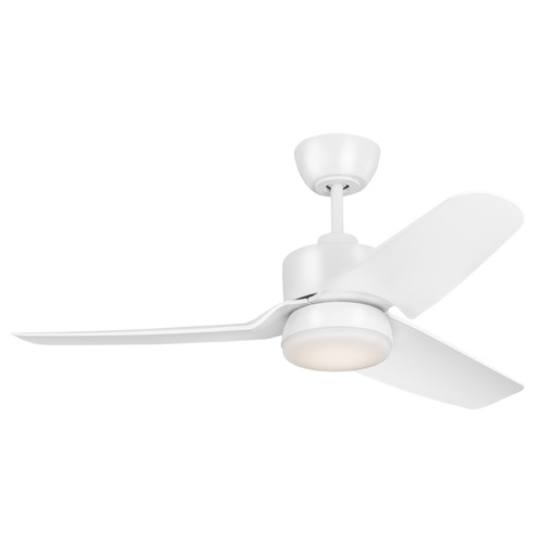 Colgin 44-Inch LED Fan in Matte White by VC Fan Collection