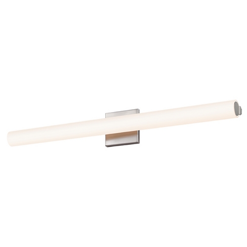 Tubo Satin Nickel LED Bathroom Light by Sonneman Lighting