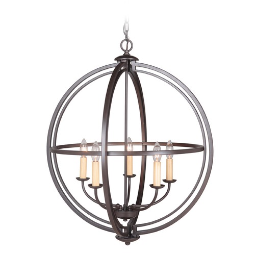 Berkeley 25.50-Inch Espresso Pendant by Craftmade Lighting