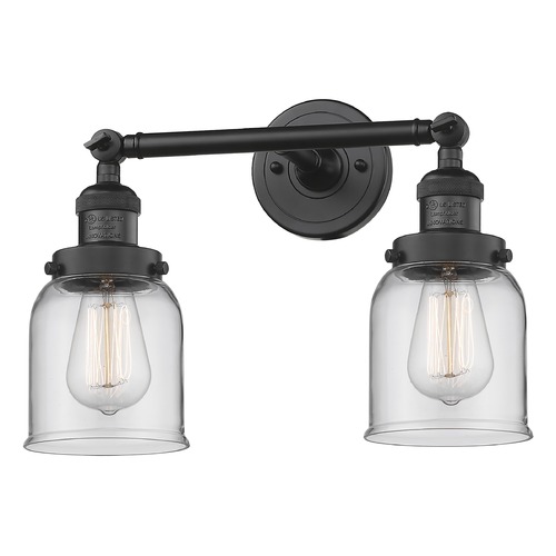 Small Bell Matte Black Bathroom Light by Innovations Lighting