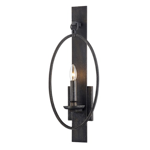 Troy Lighting Baily Aged Silver LED Sconce by Troy Lighting B7381