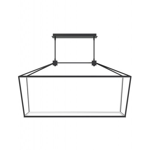 Park Ave LED Linear Pendant in Black by Avenue Lighting