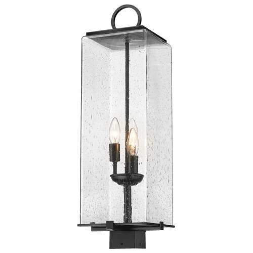 Sana Black Post Light by Z-Lite