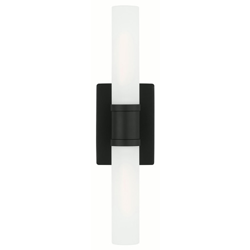 Visual Comfort Studio Collection Keaton Midnight Black Vertical Bathroom Light