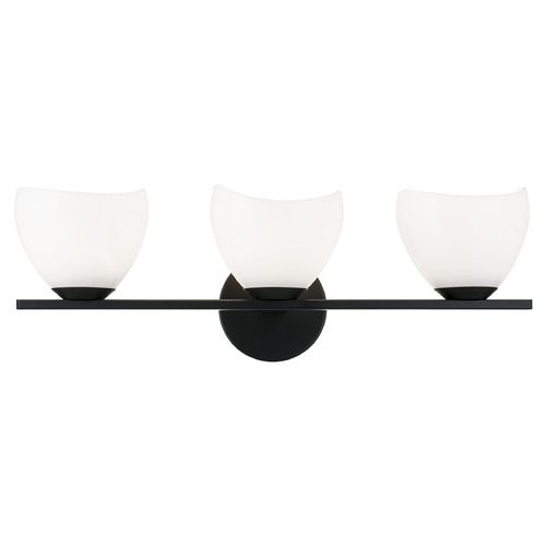 Matteo Lighting Matteo Lighting Uptowne Black Bathroom Light S04203BKOP