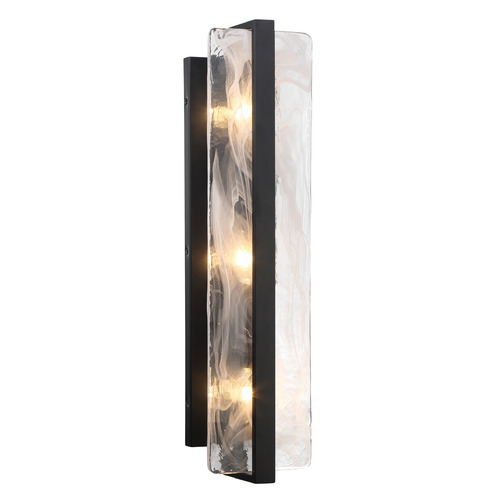 Agilis Wall Sconce in Black by Minka Lavery