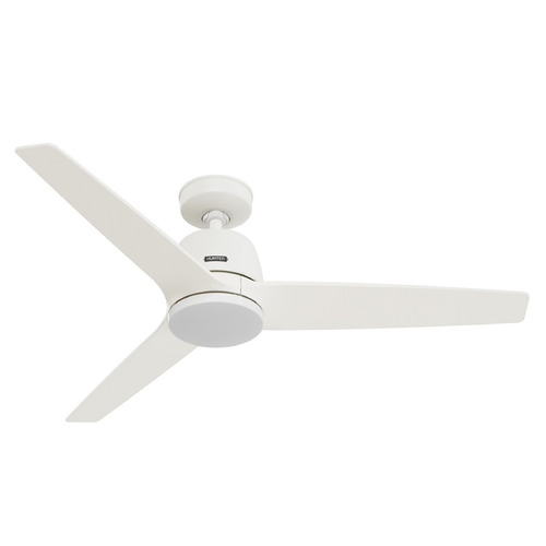 Casablanca Fan Co Malden Matte White LED Ceiling Fan with Light