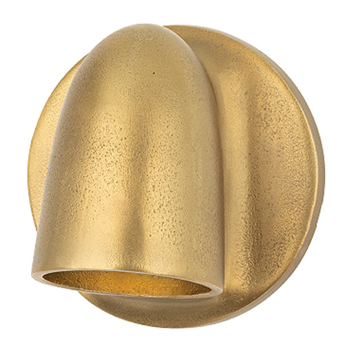 Mitzi by Hudson Valley Mitzi By Hudson Valley Mitzi Canna Aged Brass Sconce H1075101-AGB
