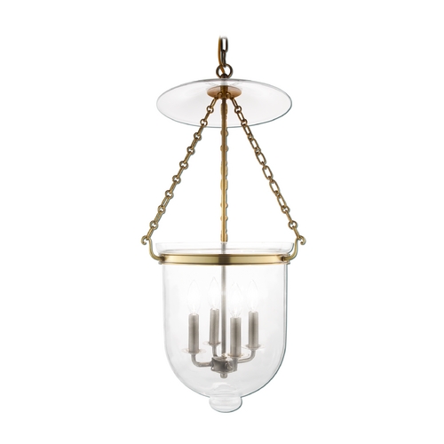Hampton Pendant in Aged Brass by Hudson Valley Lighting
