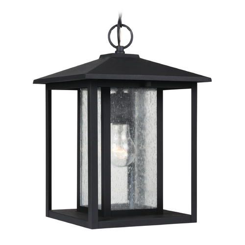 Hunnington Outdoor Hanging Light in Black by Generation Lighting