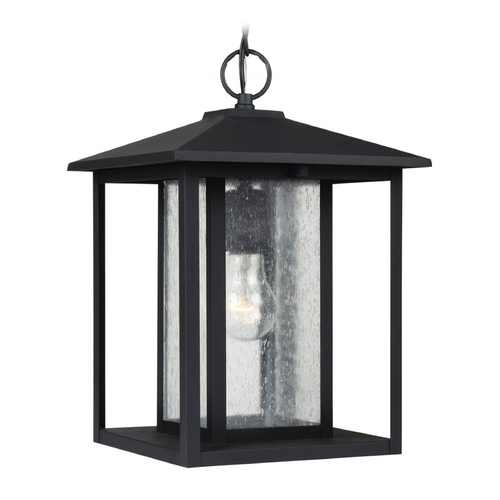 Generation Lighting Hunnington Outdoor Hanging Light in Black by Generation Lighting 62027-12