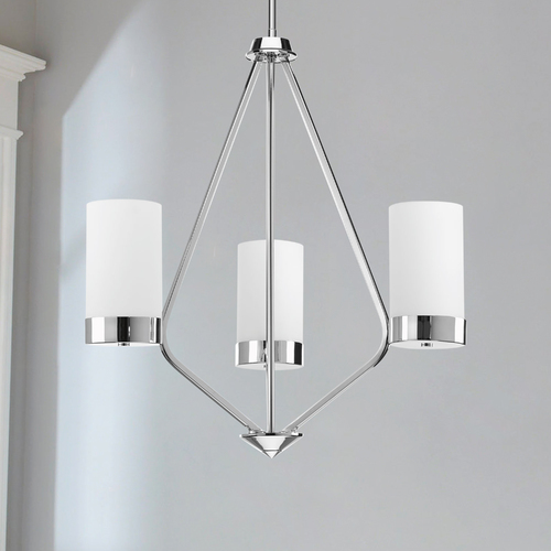 Elevate 21.75-Inch Chandelier in Polished Chrome by Progress Lighting