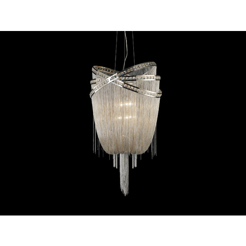 Wilshire Blvd 36-Inch Pendant in Polished Nickel by Avenue Lighting