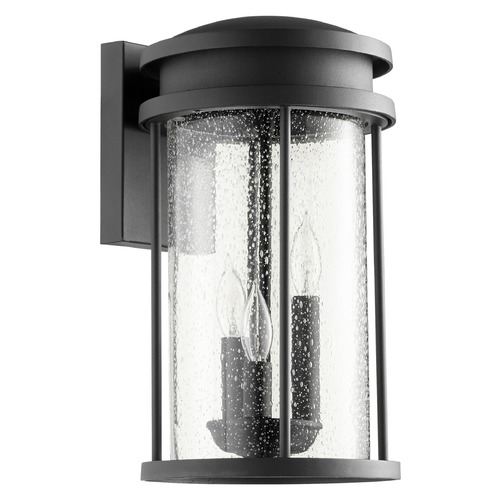 Hadley Noir Outdoor Wall Light by Quorum Lighting
