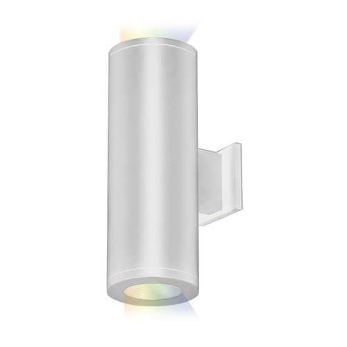 WAC Lighting Tube Architectural 5-Inch LED Color Changing Up and Down Wall Light DS-WD05-FB-CC-WT