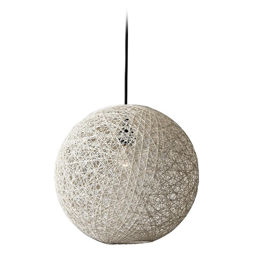 Adesso Home Havana Cream Pendant Light with Globe Shade