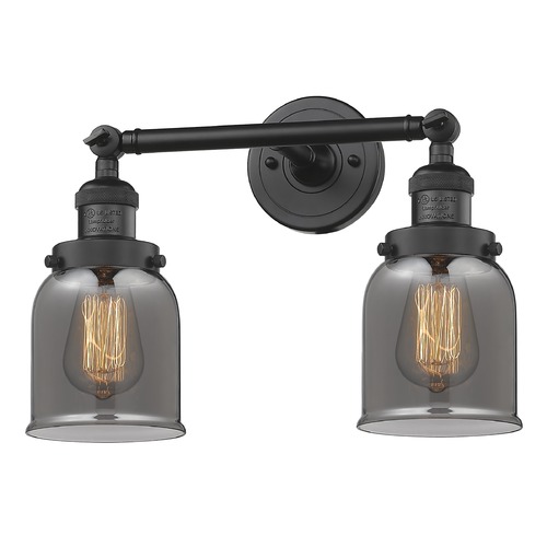 Innovations Lighting Innovations Lighting Small Bell Matte Black Bathroom Light 208-BK-G53