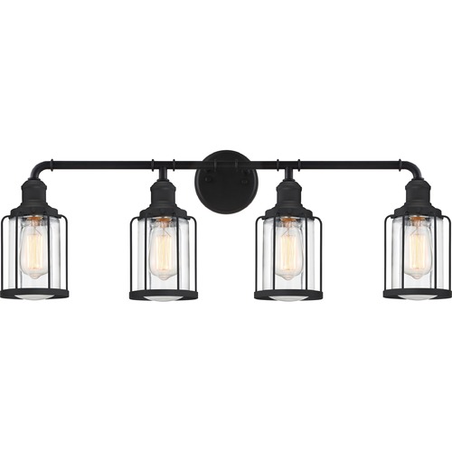 Quoizel Lighting Ludlow Earth Black Bathroom Light by Quoizel Lighting LUD8634EK