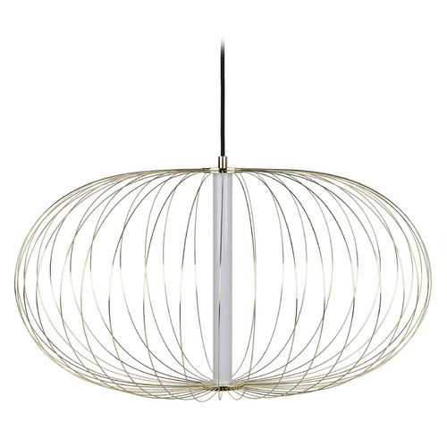 Delano 28-Inch Gold LED Pendant by Avenue Lighting