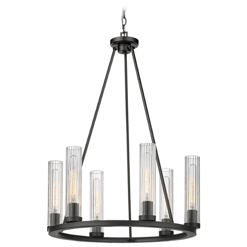 Beau Bronze Chandelier by Z-Lite