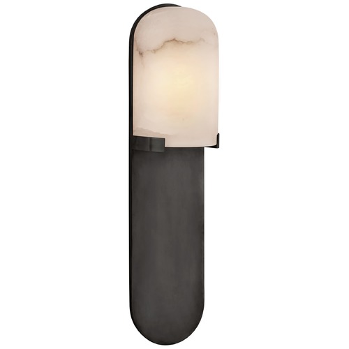 Visual Comfort Signature Collection Kelly Wearstler Melange Pill Sconce in Bronze by Visual Comfort Signature KW2014BZALB
