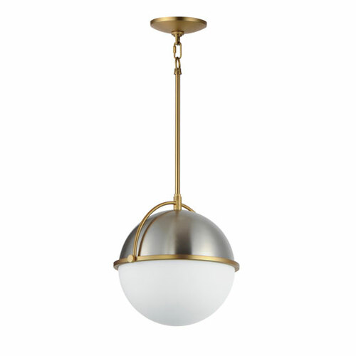 Maxim Lighting Duke Pendant in Satin Nickel & Satin Brass by Maxim Lighting 12412SWSNSBR