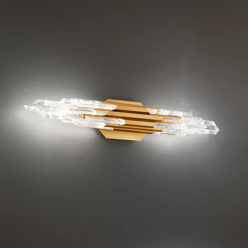 Schonbek Beyond Schonbek Beyond Organza Aged Brass LED Bathroom Light BWS65438-AB