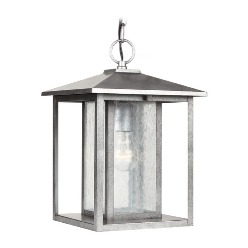 Generation Lighting Hunnington Outdoor Hanging Light in Weathered Pewter by Generation Lighting 62027-57