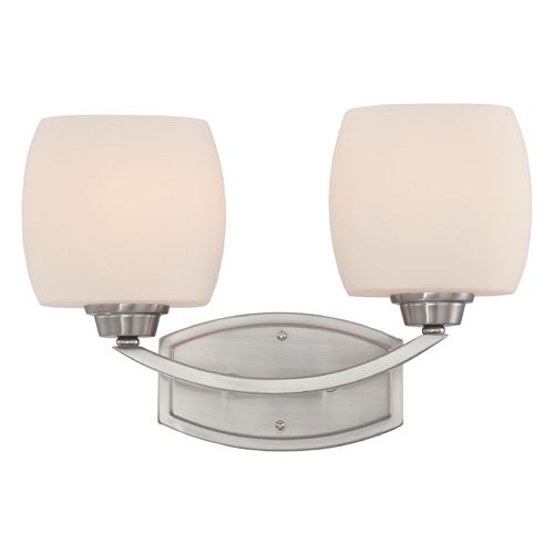 Nuvo Lighting Helium Brushed Nickel Bathroom Light by Nuvo Lighting 60/4182