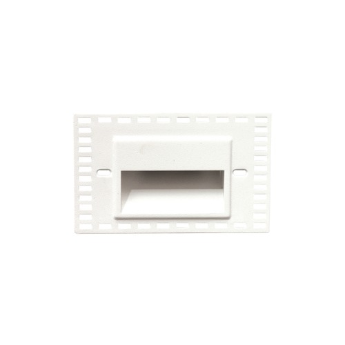 WAC Lighting White LED Recessed Step Light withWhite LED by WAC Lighting WL-LED100TR-C-WT