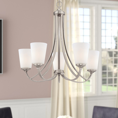 Overland Park Brushed Nickel Chandelier