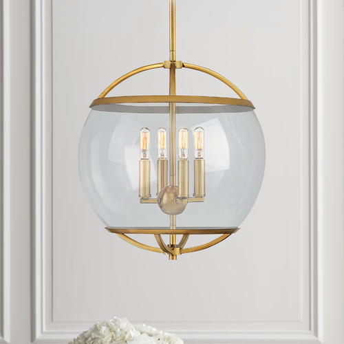 Hinkley Calvin 15-Inch Heritage Brass Pendant by Hinkley Lighting 3934HB