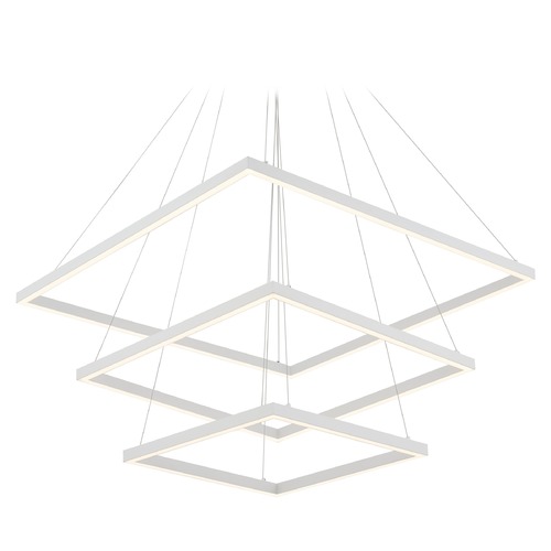 Piazza White LED Chandelier by Kuzco Lighting