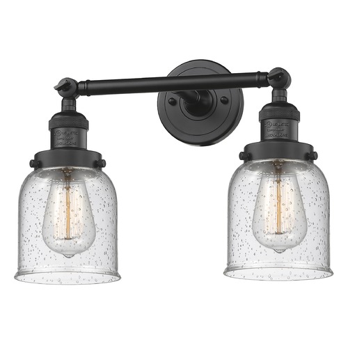 Innovations Lighting Innovations Lighting Small Bell Matte Black Bathroom Light 208-BK-G54