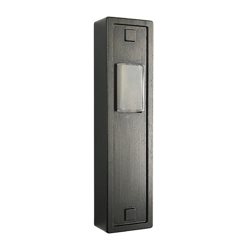 Push Button Bronze LED Doorbell Button by Craftmade Lighting