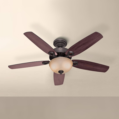 Hunter Fan Company Builder Deluxe New Bronze Ceiling Fan by Hunter Fan Company 53091