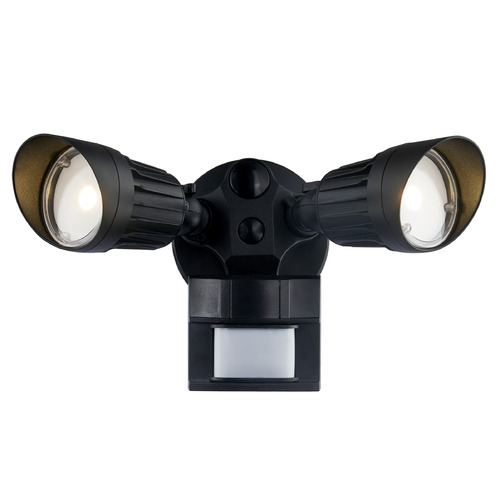 Design Classics Lighting Outdoor LED 3000K Motion Security Light in Black by Design Classics JJ 4052-3000K-BK