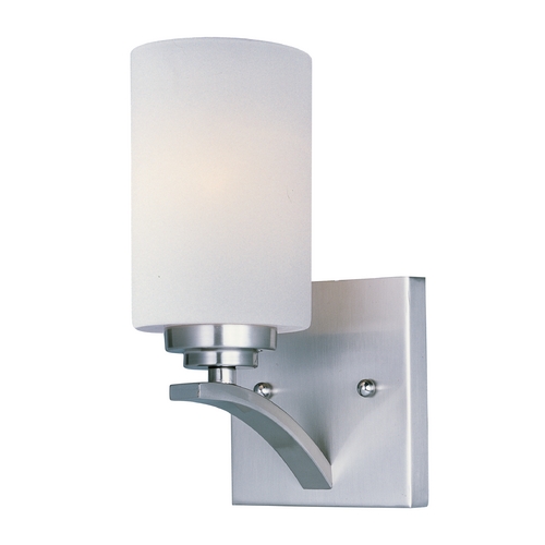 Deven Satin Nickel Sconce by Maxim Lighting