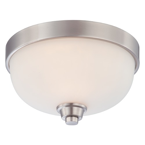 Helium Brushed Nickel Flush Mount by Nuvo Lighting