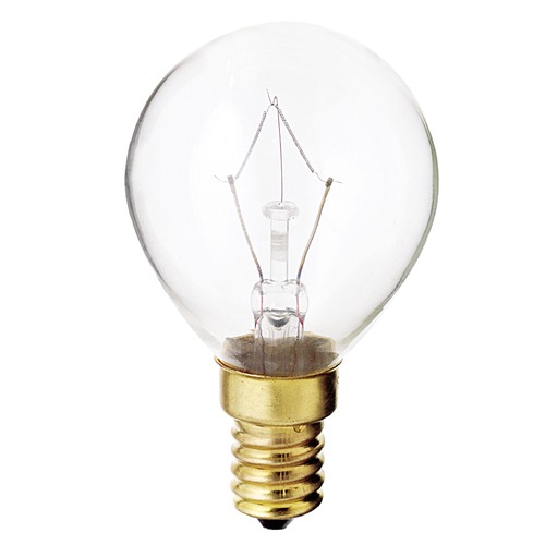 Satco Lighting 40W G14 Clear Incandescent European Base Bulb by Satco Lighting S3397