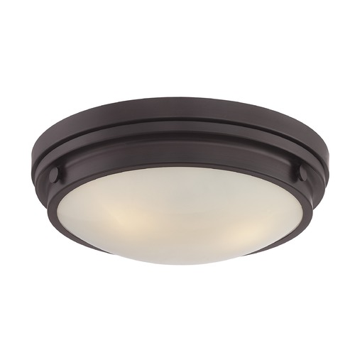 Lucerne English Bronze Flush Mount by Savoy House