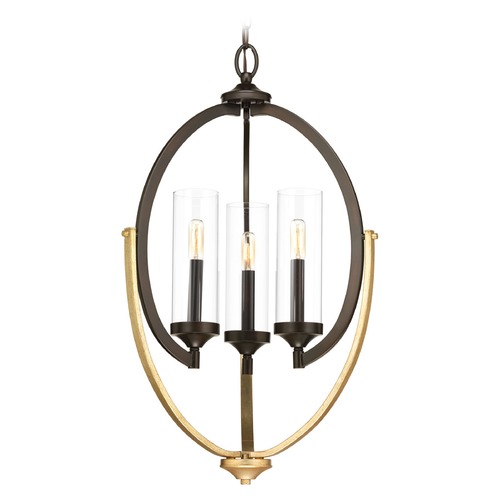 Evoke Chandelier in Bronze by Progress Lighting