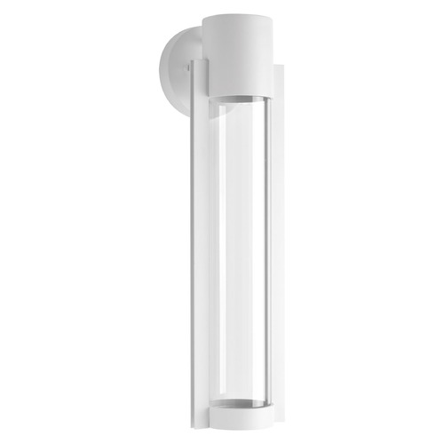 Progress Lighting Clear Glass LED Outdoor Wall Light White by Progress Lighting P560056-030-30