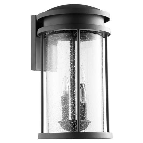 Hadley Noir Outdoor Wall Light by Quorum Lighting