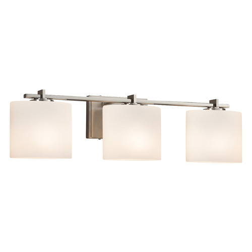 Justice Design Group Era Brushed Nickel Bathroom Light
