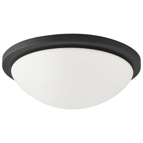 Button Black LED Flush Mount by Nuvo Lighting